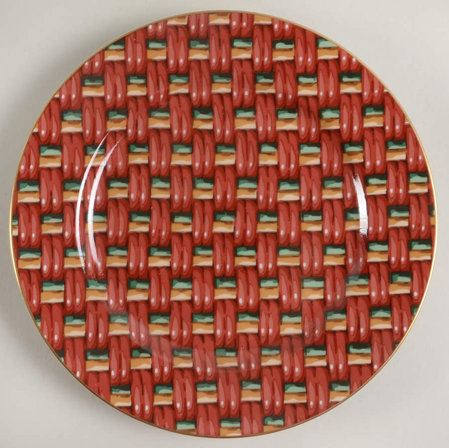 Basketry Salad Plate by Fitz & Floyd-1