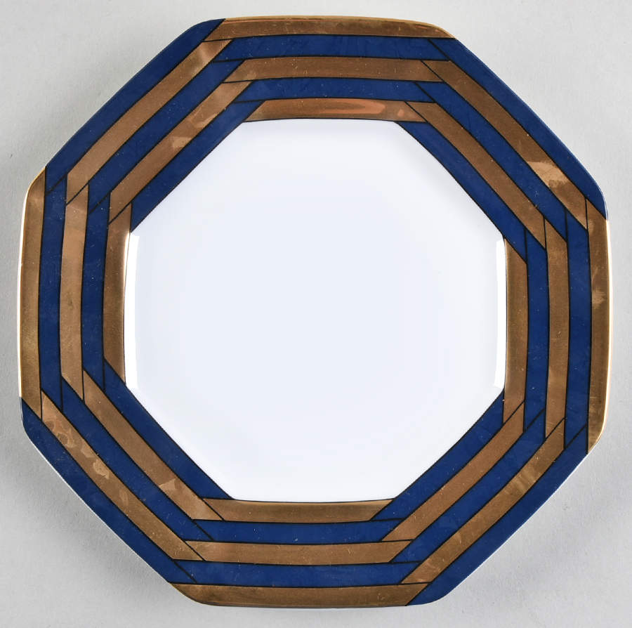 Biarritz Bleu Bread & Butter Plate by Fitz & Floyd-1