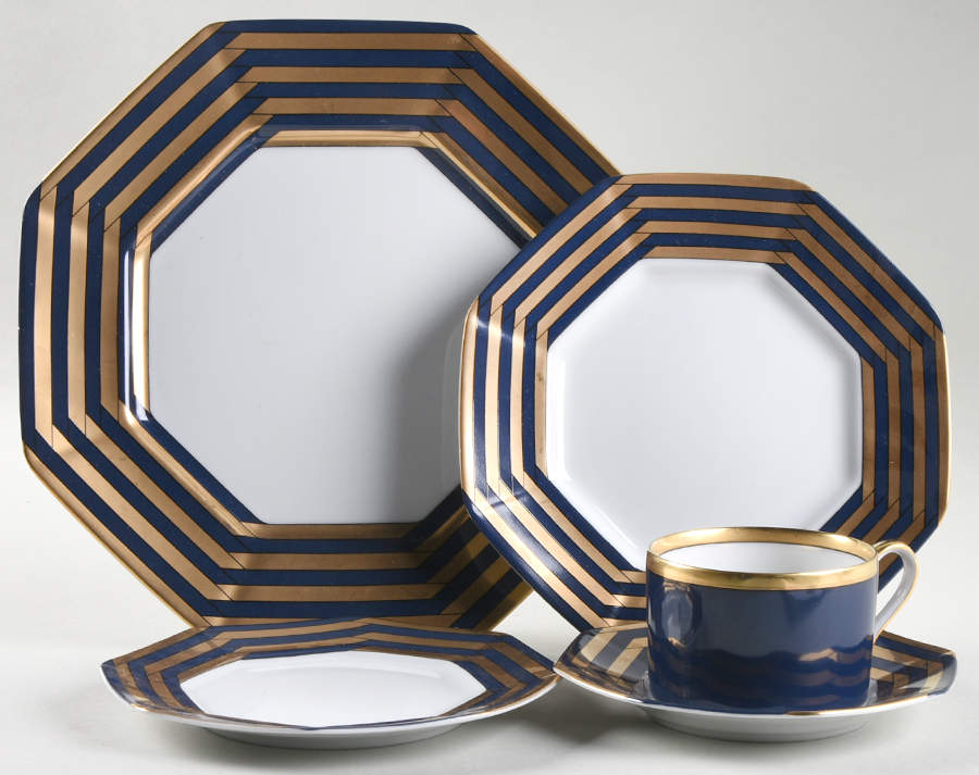 Biarritz Bleu 5 Piece Place Setting by Fitz & Floyd-1