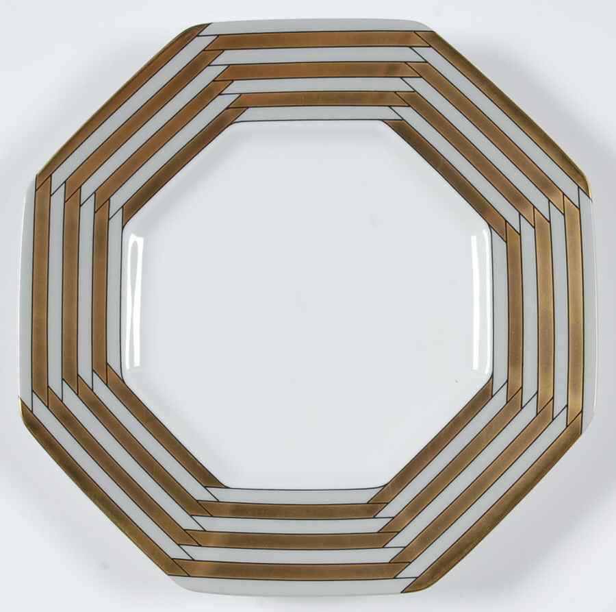 Biarritz Gris (Gray) Salad Plate by Fitz & Floyd-1