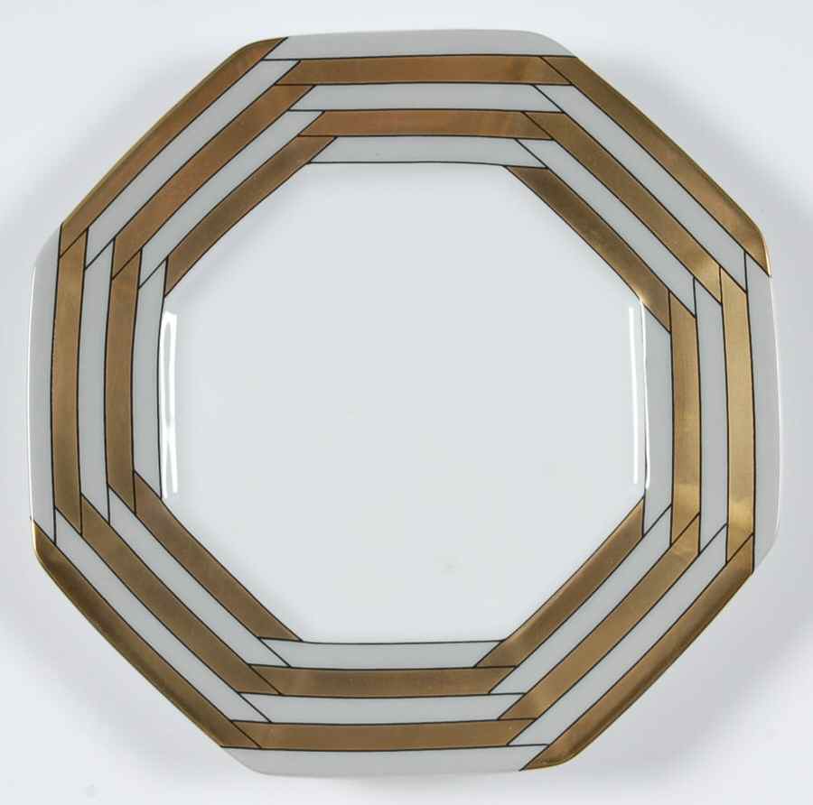 Biarritz Gris (Gray) Bread & Butter Plate by Fitz & Floyd-1