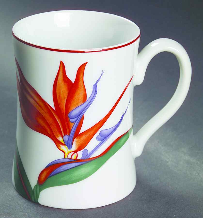 Bird of Paradise (White Background) Mug by Fitz & Floyd-1