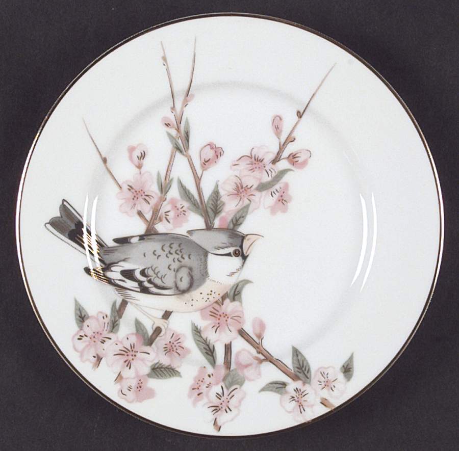 Bird Song Salad Plate by Fitz & Floyd-1