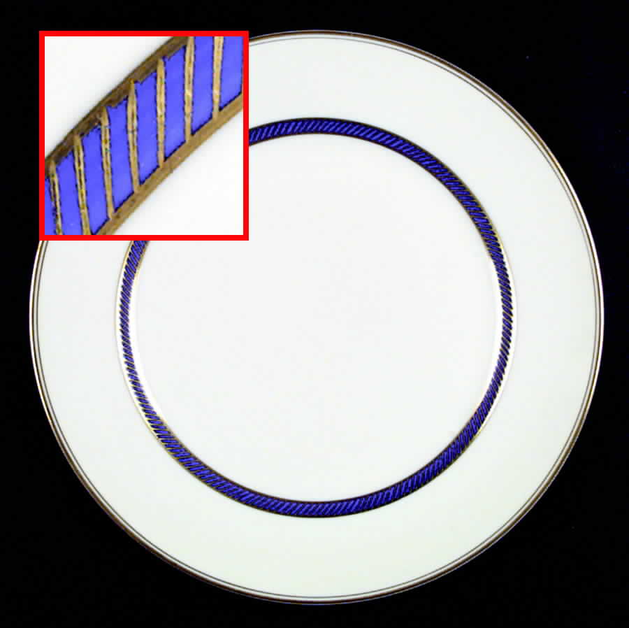 Bordure Bleu Dinner Plate by Fitz & Floyd-1