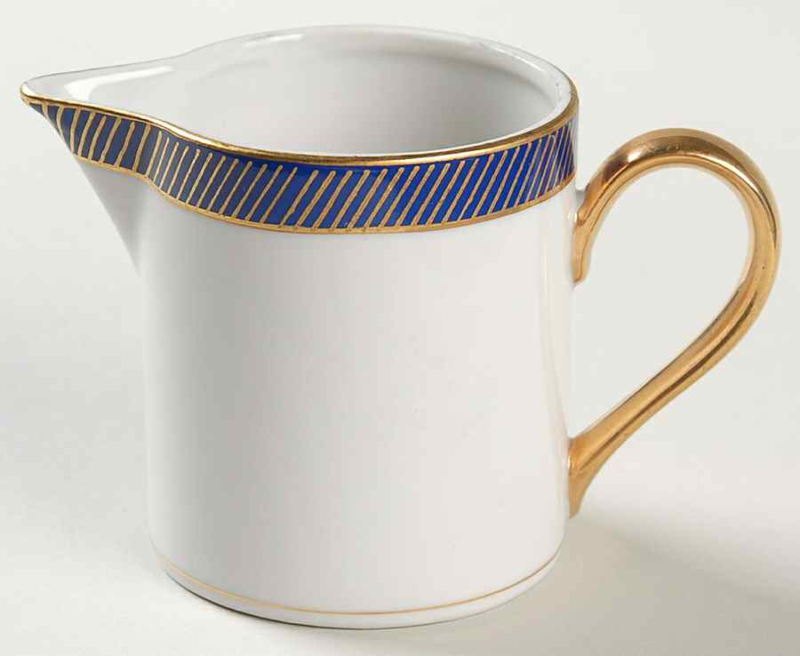 Bordure Bleu Creamer by Fitz & Floyd-1