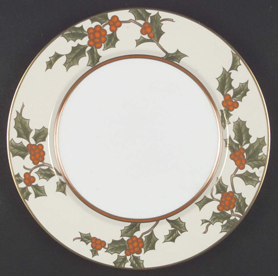 Boughs of Holly 12" Chop Plate (Round Platter) by Fitz & Floyd-1