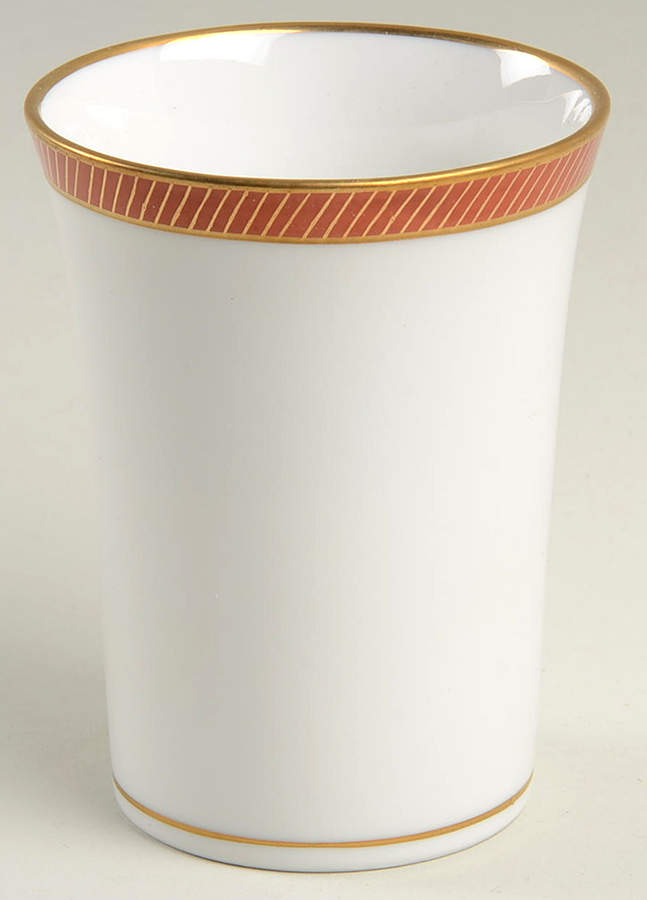 Bordure Rouge China Bathroom Tumbler by Fitz & Floyd-1