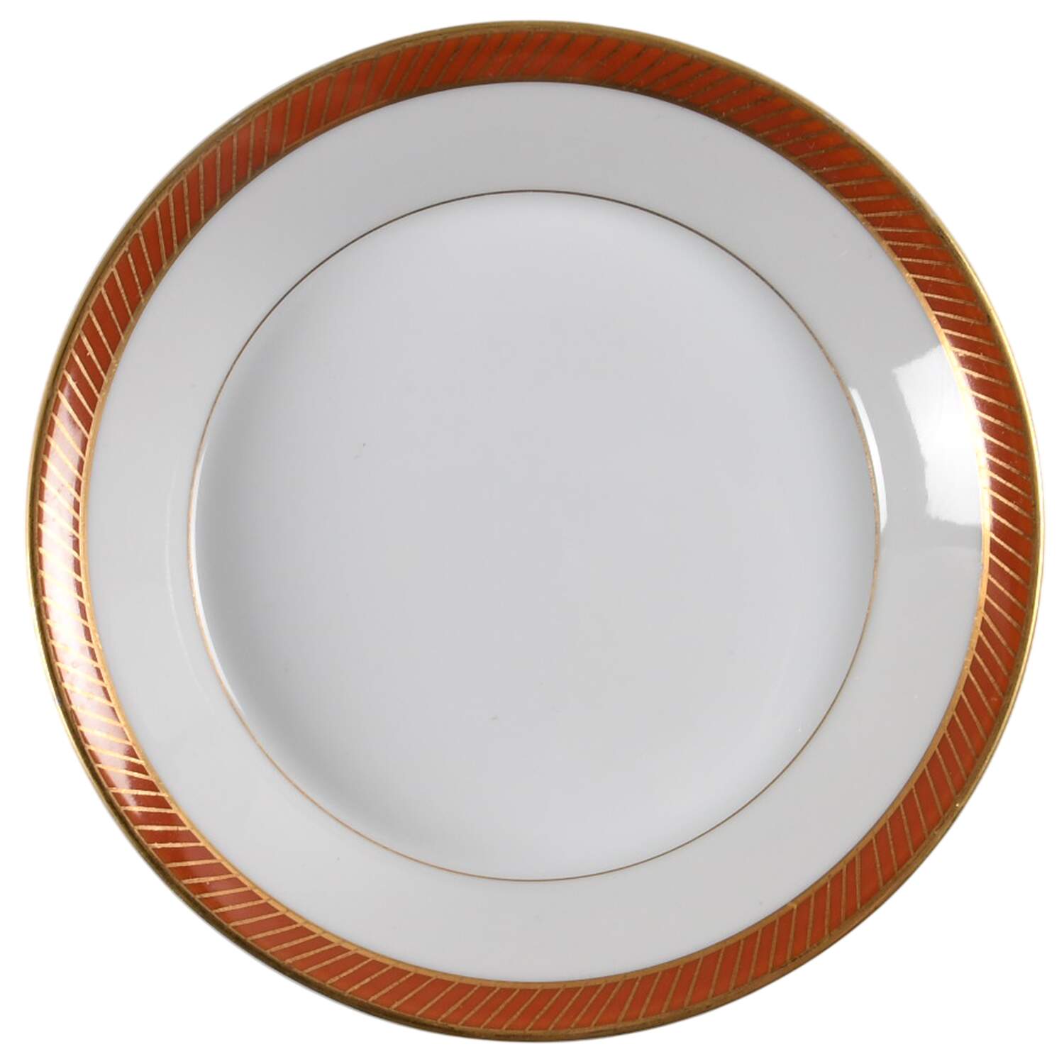 Bordure Rouge Saucer by Fitz & Floyd-1