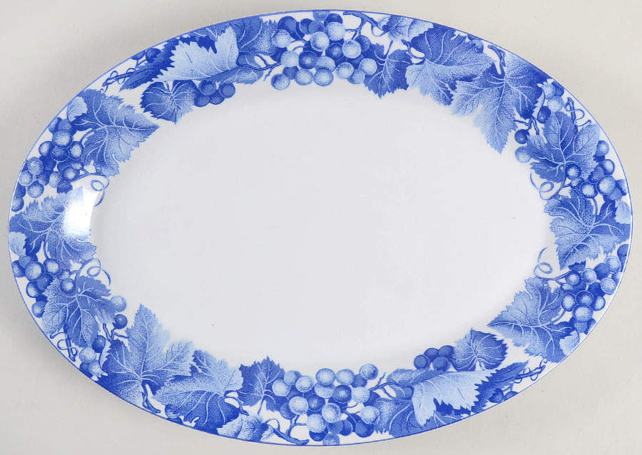 Bordeaux 14" Oval Serving Platter by Fitz & Floyd-1