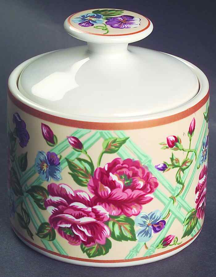 Brittany Sugar Bowl & Lid by Fitz & Floyd-1