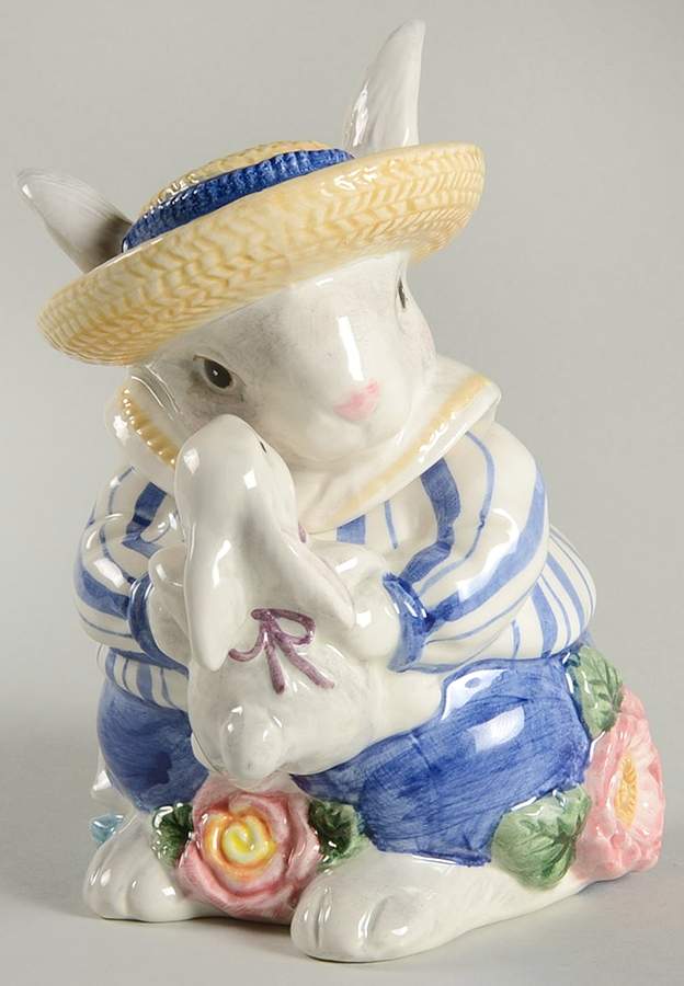 Bustles & Beaus Sugar Bowl & Lid by Fitz & Floyd-1