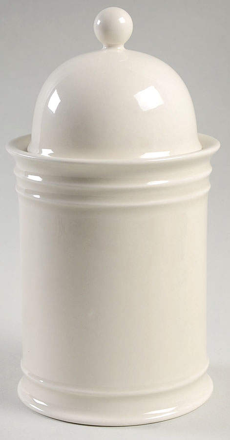 Buff Apothecary Jar & Lid by Fitz & Floyd-1