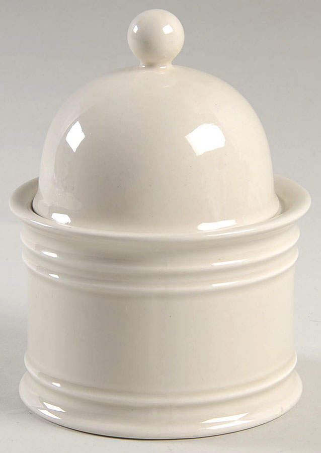 Buff Apothecary Jar & Lid by Fitz & Floyd-1