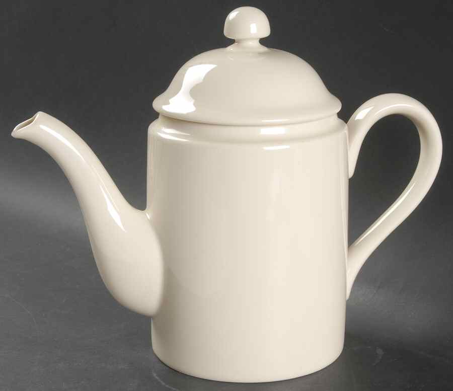 Buff Coffee Pot & Lid by Fitz & Floyd-1
