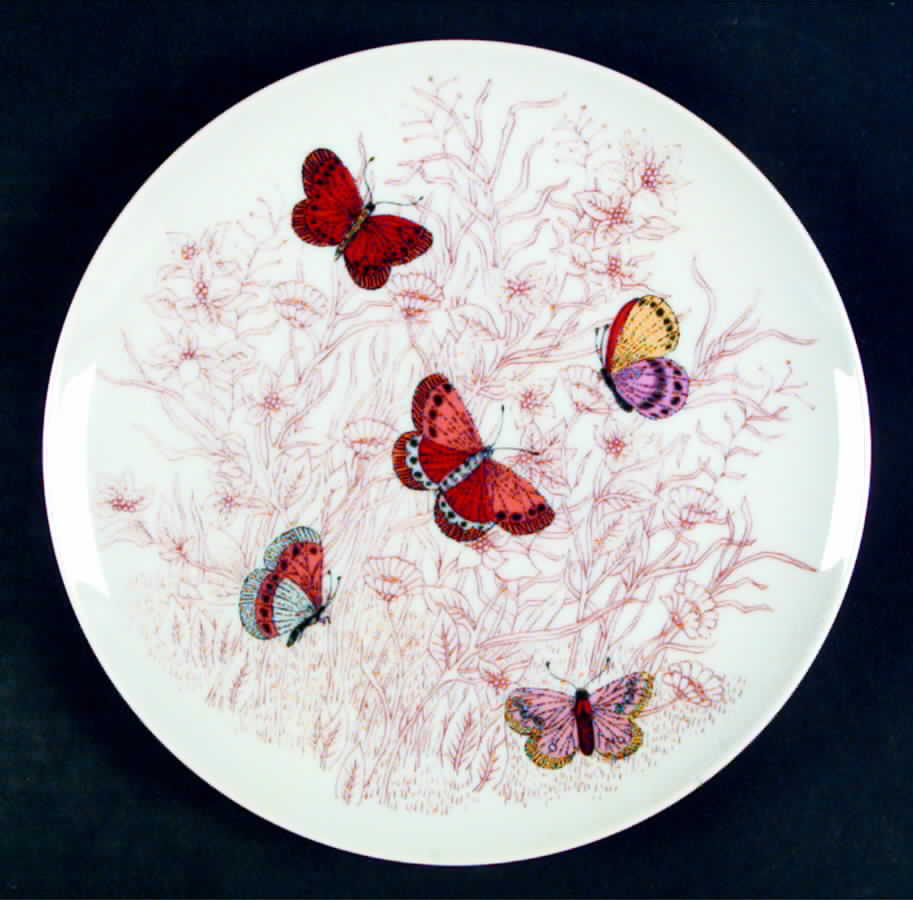 Butterfly Garden Salad Plate by Fitz & Floyd-1