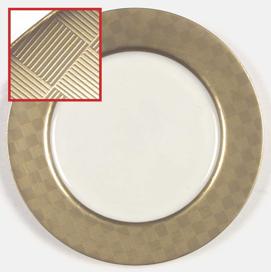Carre D'Or Dinner Plate by Fitz & Floyd-1