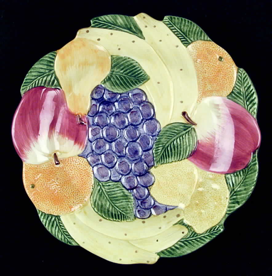 Calypso Fruit Party/Serving/Chip & Dip Plate by Fitz & Floyd-1