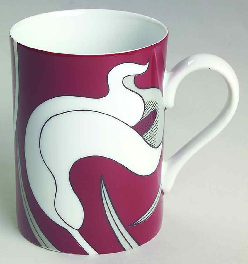 Calla Lily Red Mug by Fitz and Floyd-1