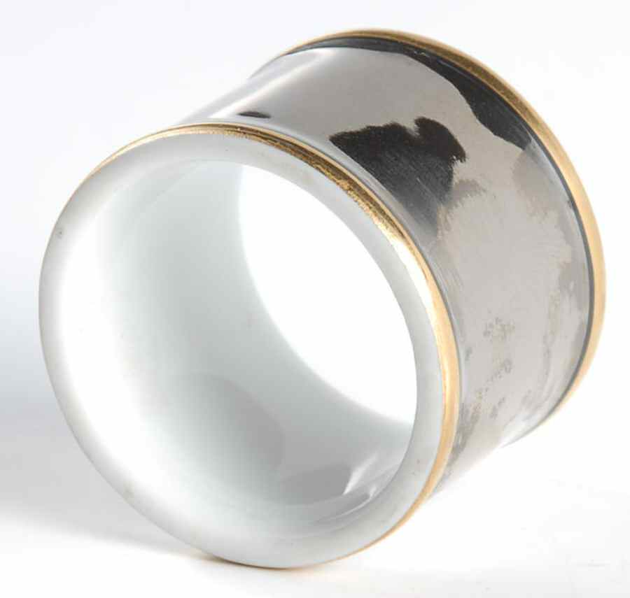 Capri Platinee Napkin Ring by Fitz & Floyd-1