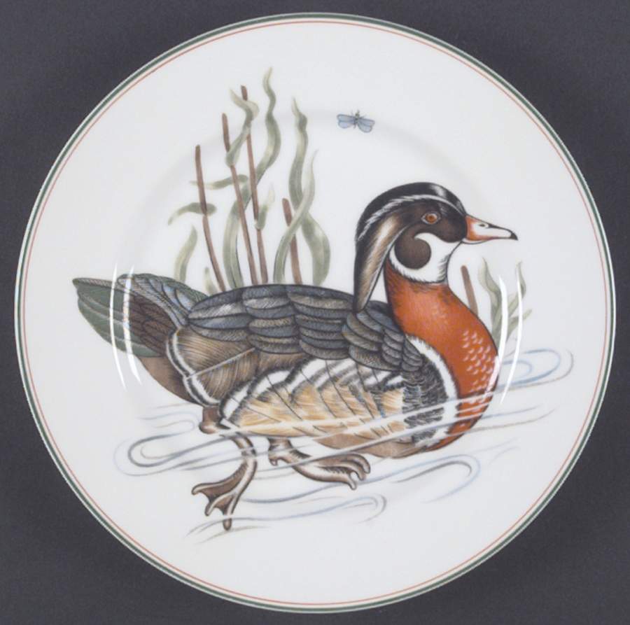 Canard Sauvage (White Body) Salad Plate by Fitz & Floyd-1
