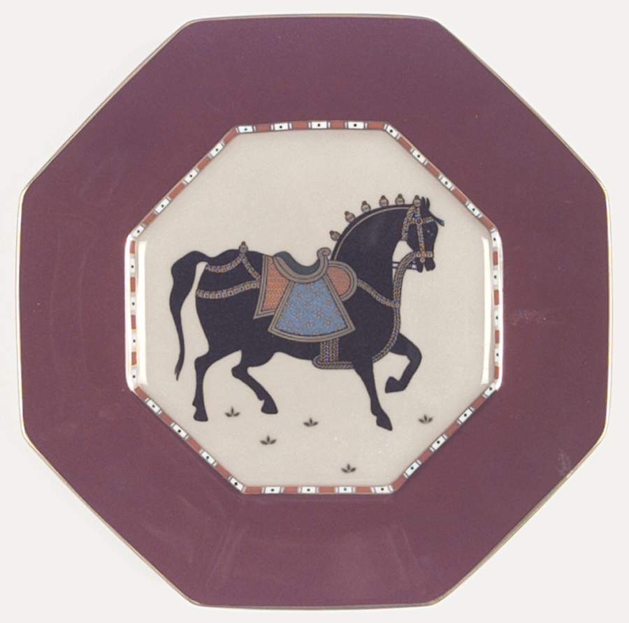 Ceremonial Horse Salad Plate by Fitz & Floyd-1