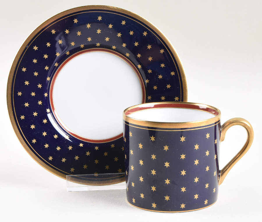 Celeste Flat Demitasse Cup & Saucer Set by Fitz & Floyd-1
