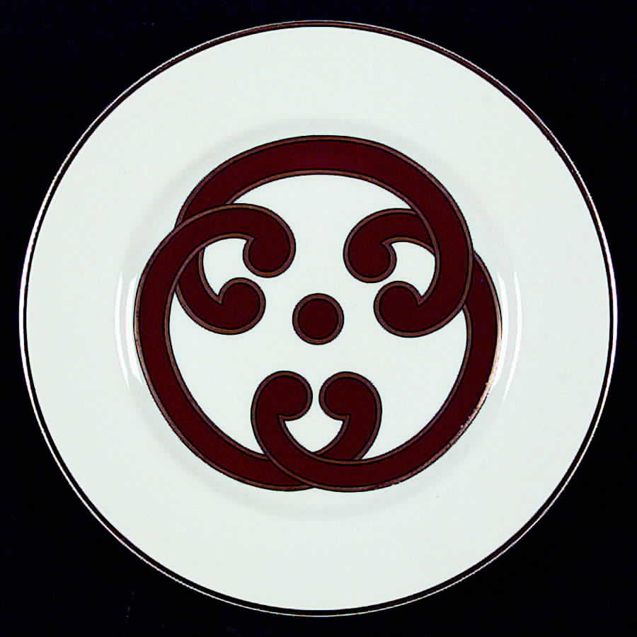 Charade Cinnabar Salad Plate by Fitz & Floyd-1