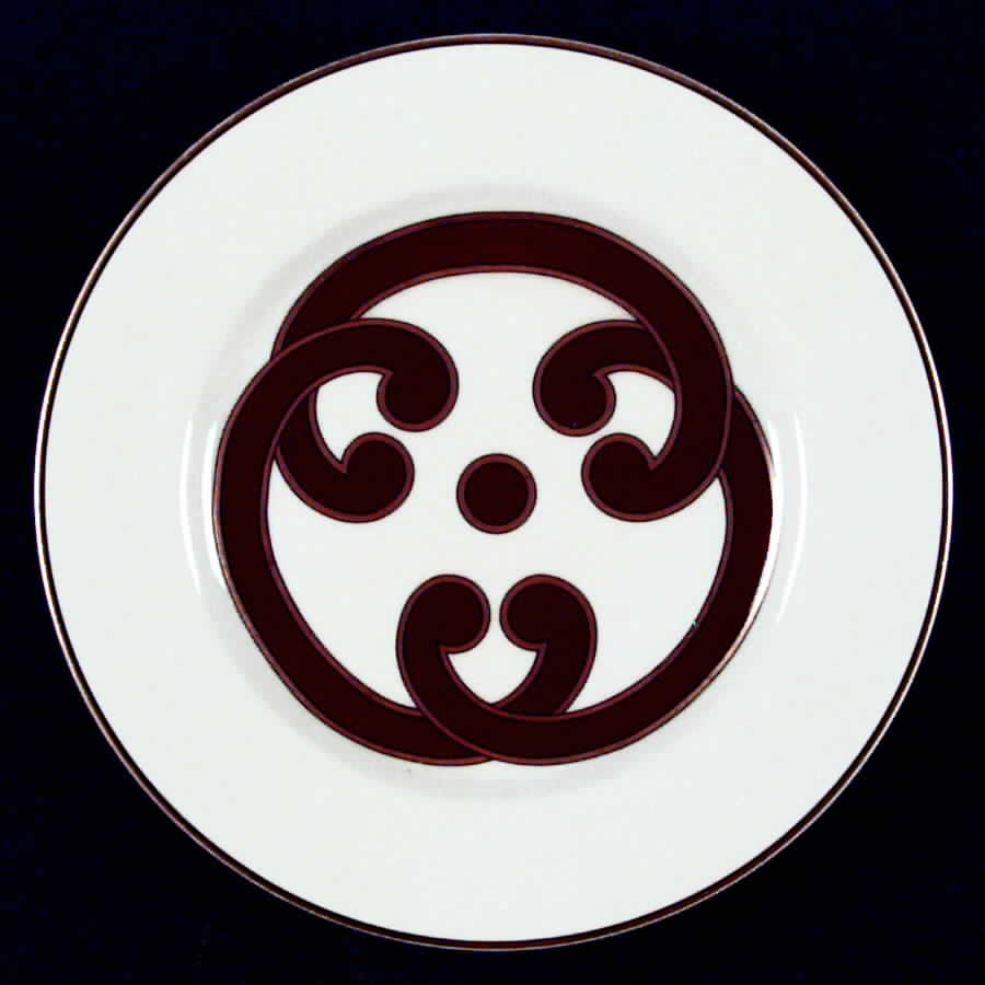 Charade Cognac Salad Plate by Fitz & Floyd-1