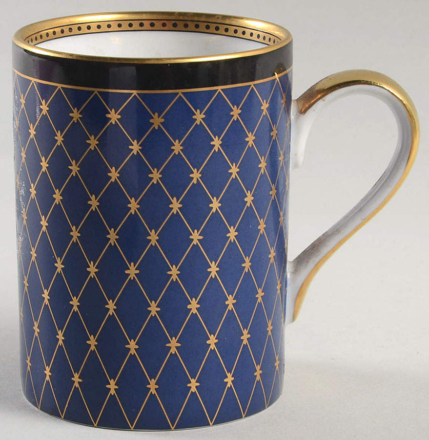 Chaumont Lapis Blue Mug by Fitz & Floyd-1