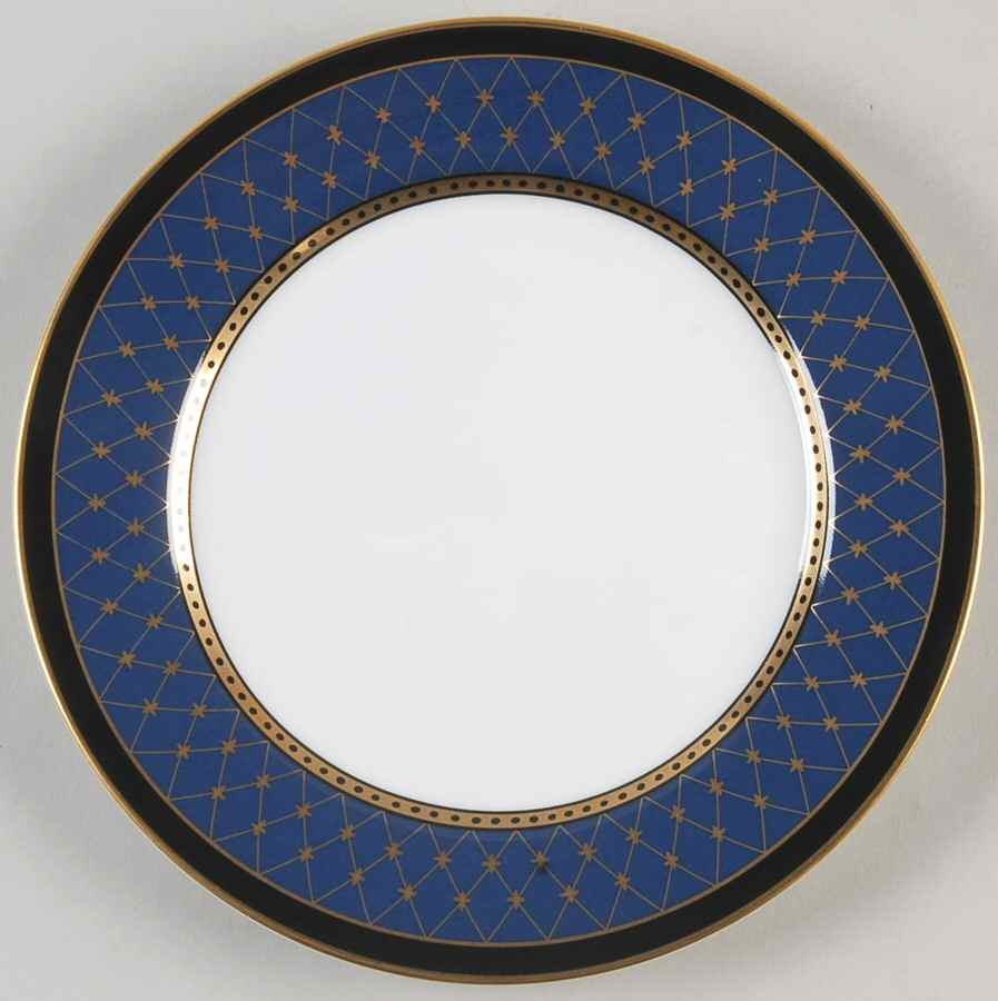 Chaumont Lapis Blue Bread & Butter Plate by Fitz & Floyd-1