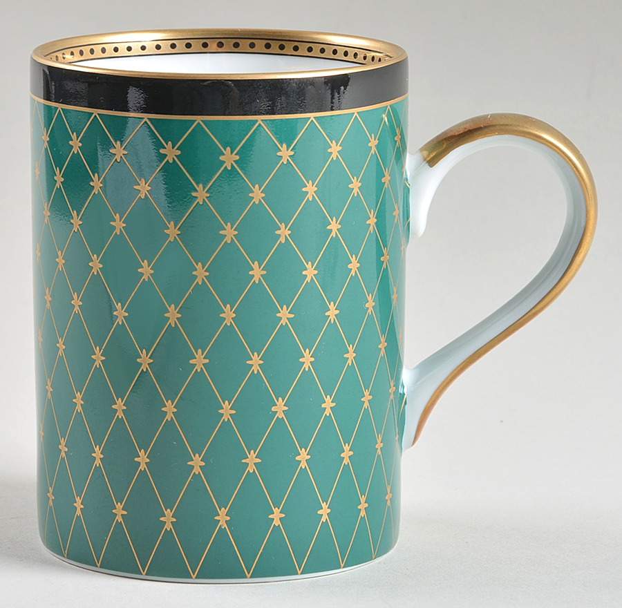 Chaumont Teal Green Mug by Fitz & Floyd-1