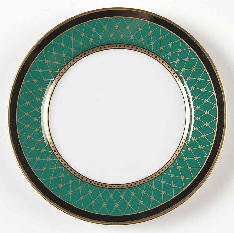 Chaumont Teal Green Bread & Butter Plate by Fitz & Floyd-1