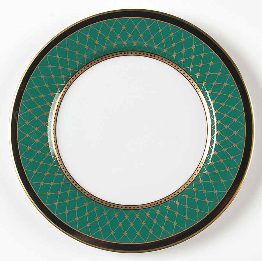 Chaumont Teal Green Salad Plate by Fitz & Floyd-1