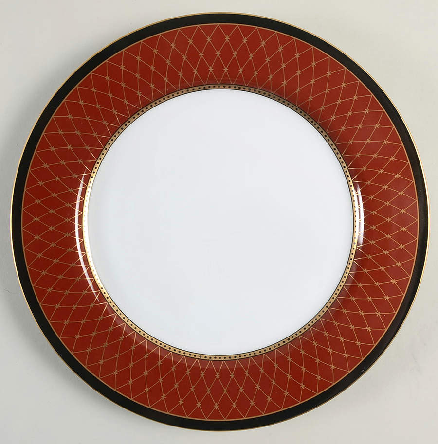Chaumont Cinnabar Dinner Plate by Fitz & Floyd-1