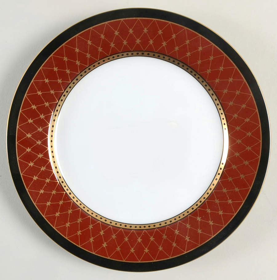 Chaumont Cinnabar Bread & Butter Plate by Fitz & Floyd-1