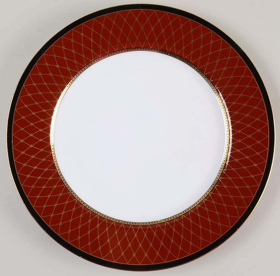 Chaumont Cinnabar Service Plate (Charger) by Fitz & Floyd-1