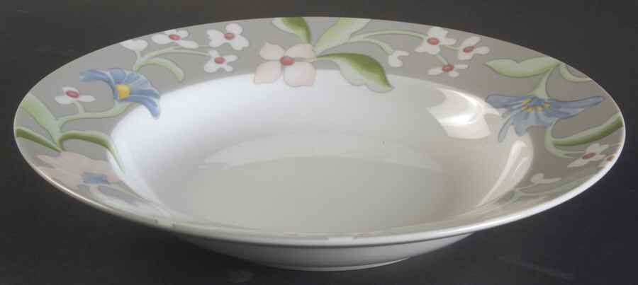 Chanson Des Fleurs Large Rim Soup Bowl by Fitz & Floyd-1