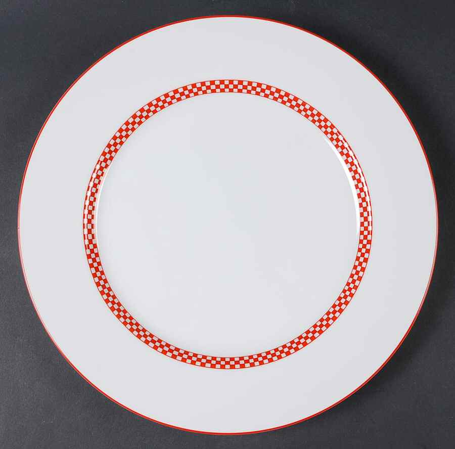 Chequers Service Plate (Charger) by Fitz & Floyd-1