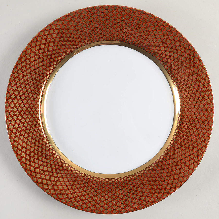 Cherbourg Terra Cotta Service Plate (Charger) by Fitz & Floyd-1