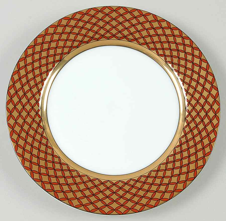 Cherbourg Terra Cotta Bread & Butter Plate by Fitz & Floyd-1