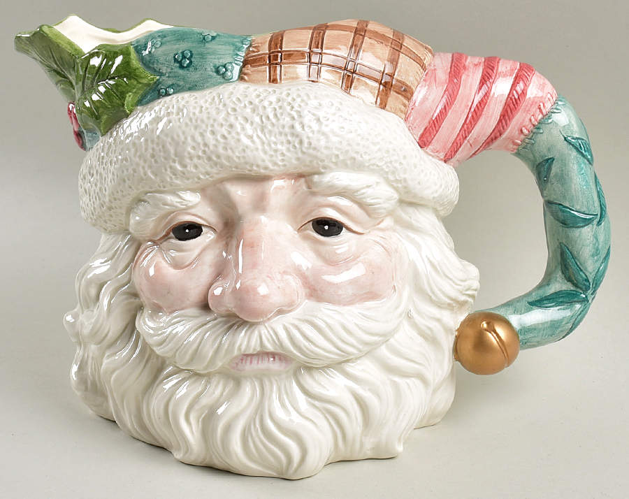 Christmas Quilt 56 Oz Pitcher by Fitz & Floyd-1