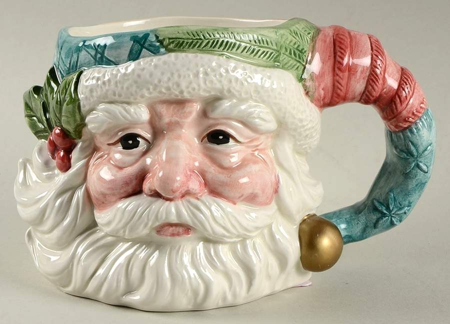Christmas Quilt Mug by Fitz & Floyd-1