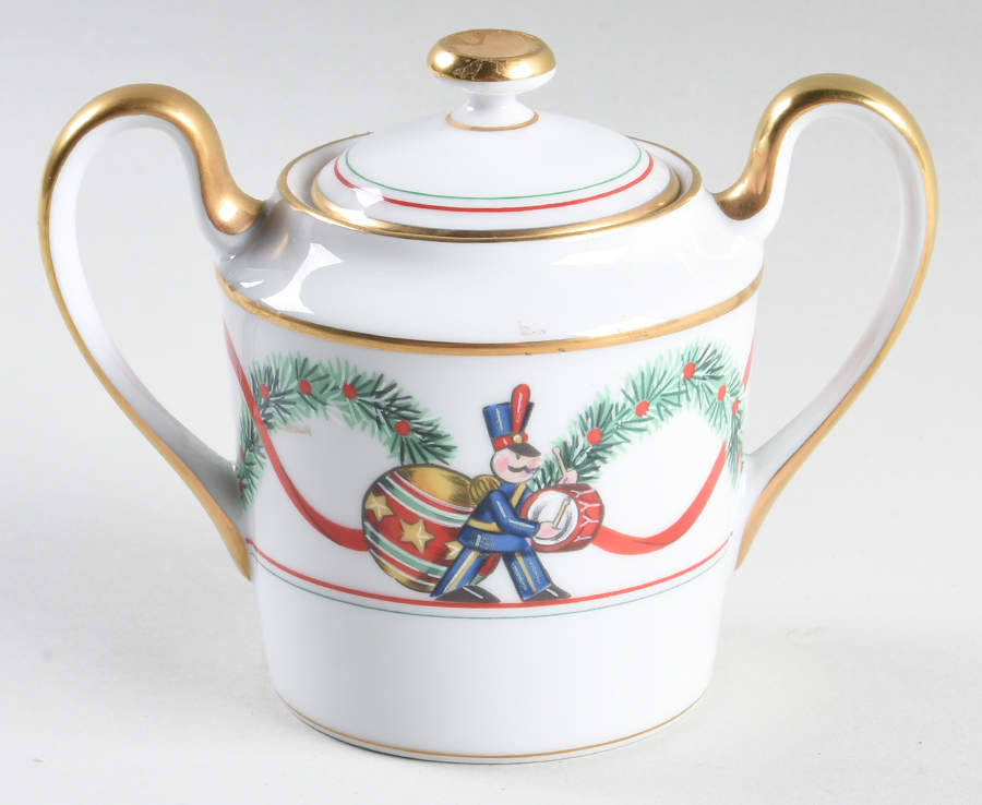 Christmas Wonderland Sugar Bowl & Lid by Fitz & Floyd-1