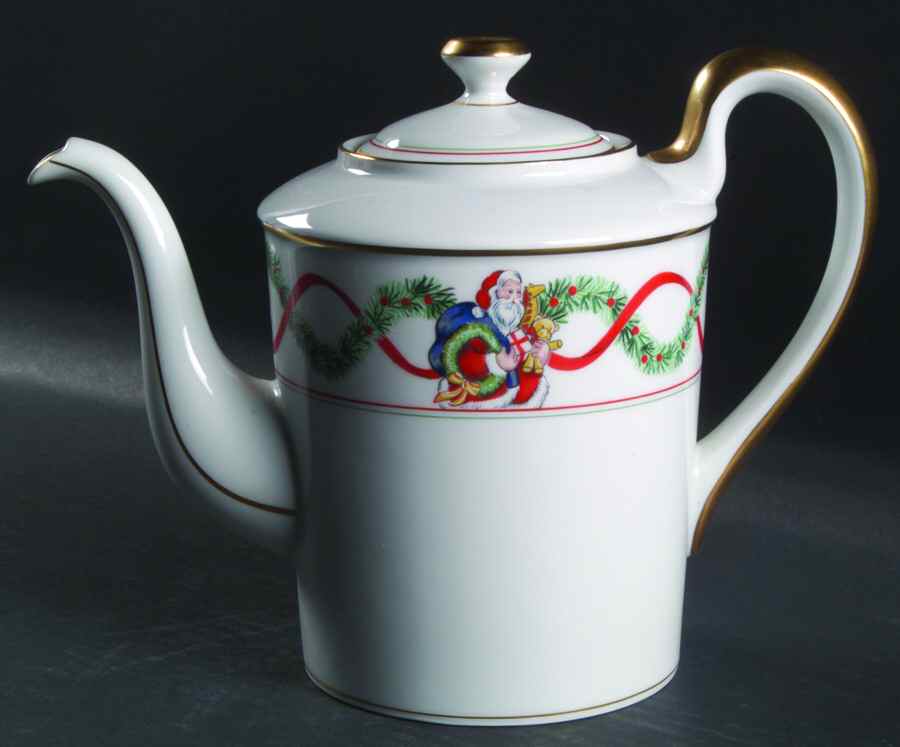 Christmas Wonderland Coffee Pot & Lid by Fitz & Floyd-1