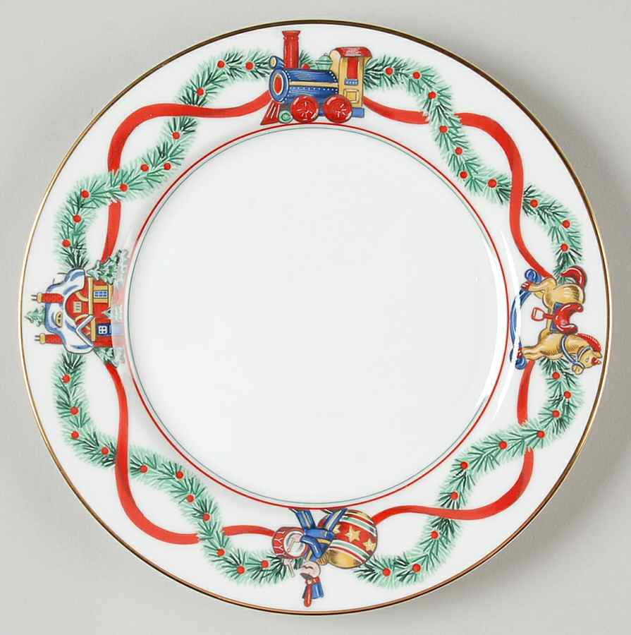 Christmas Wonderland Salad Plate by Fitz & Floyd-1