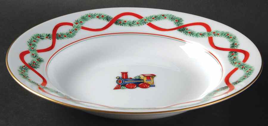 Christmas Wonderland Large Rim Soup Bowl by Fitz & Floyd-1