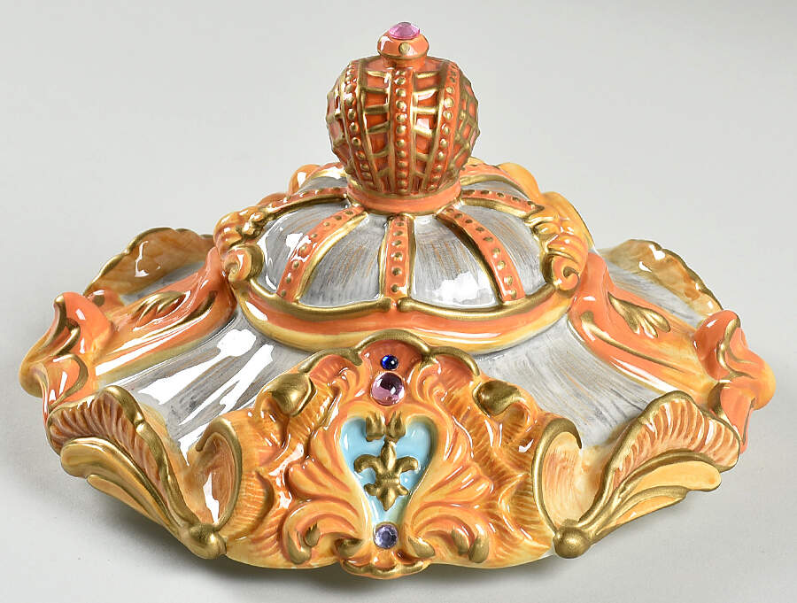 Cinderella Lid for Cookie Jar by Fitz & Floyd-1
