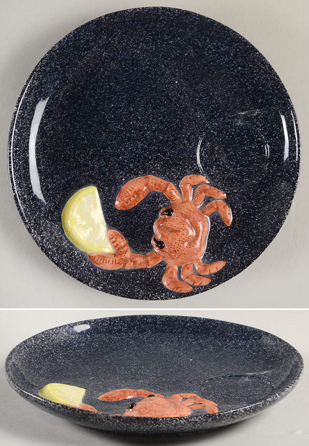 Clambake Seafood-Cocktail Server Plate by Fitz & Floyd-1