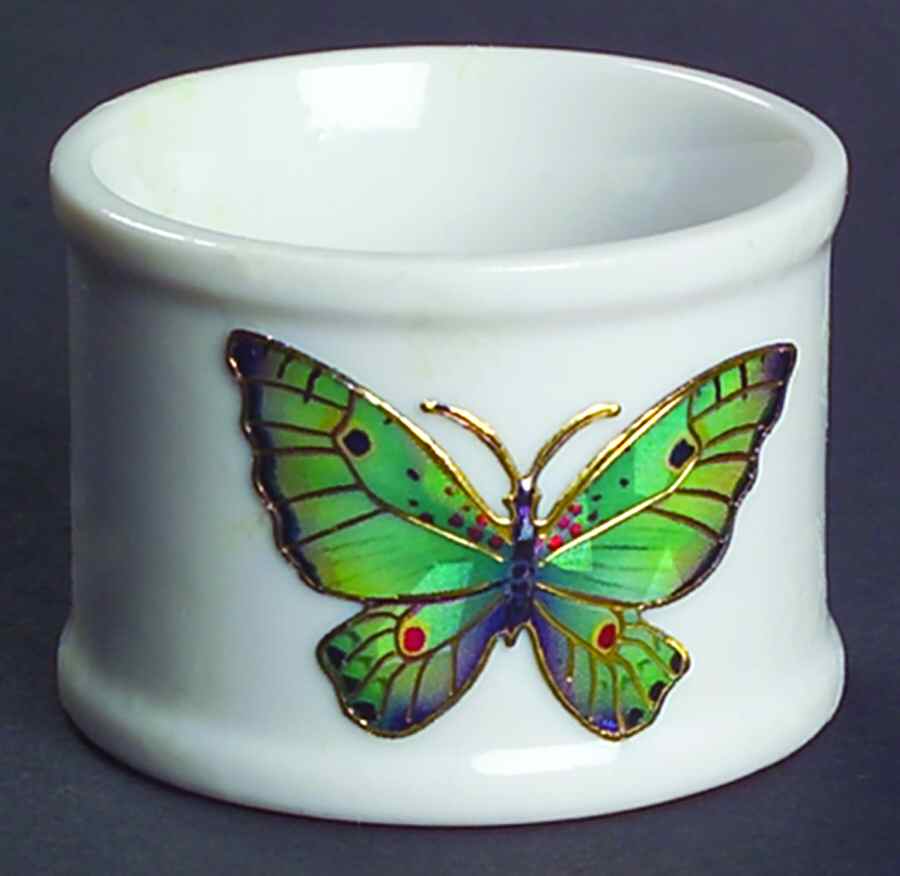 Cloisonne Butterfly Napkin Ring by Fitz & Floyd-1