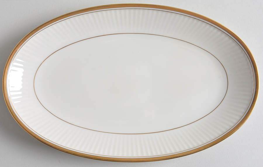 Classique d'Or Buff Relish/Gravy Underplate by Fitz & Floyd-1